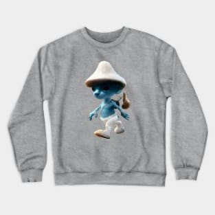 Blue Smurf Cat Meme Crewneck Sweatshirt